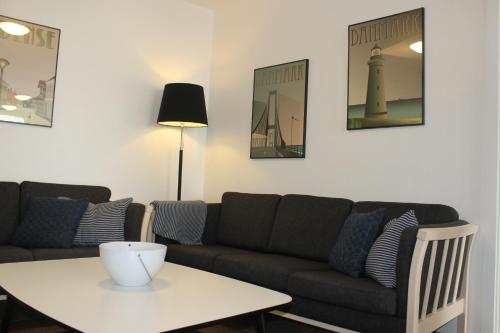 Khu vực ghế ngồi tại Odense Apartments