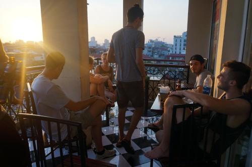 Viesi, kas uzturas naktsmītnē Hanoi Central Backpackers Hostel