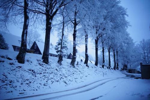 Belle vue durante l'inverno