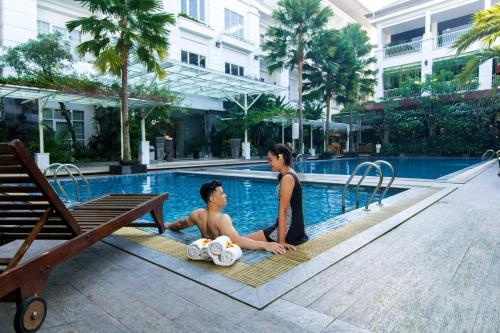 Kolam renang di atau dekat dengan Gallery Prawirotaman Hotel