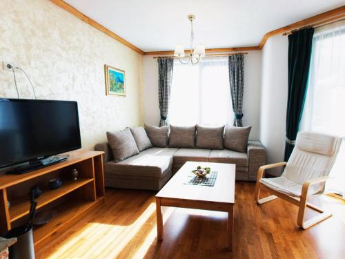 טלויזיה ו/או מרכז בידור ב-Honey Apartment - new, luxurious and cosy