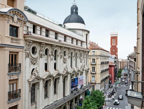 A general view of Madrid or a view of the city taken from a szállodákat