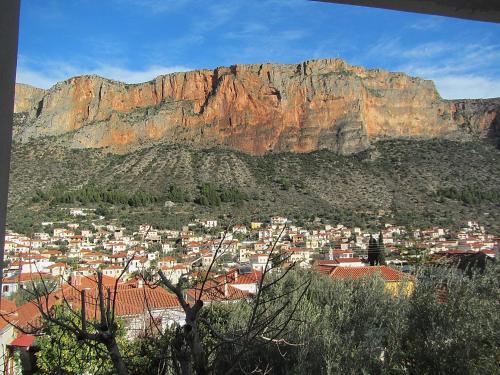 Uma vista da montanha tirada do apartamento 