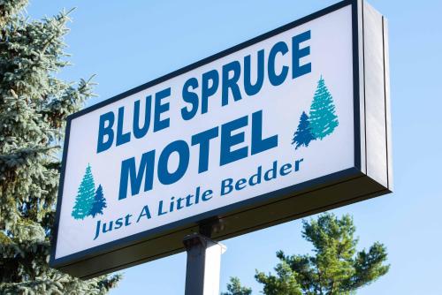 Sertifikatas, apdovanojimas, ženklas ar kitas apgyvendinimo įstaigoje Blue Spruce Motel matomas dokumentas