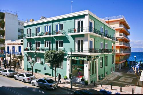 Vue générale sur la mer ou vue sur la mer prise depuis l'hôtel