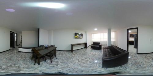 Ruang duduk di Hotel Florida ApartaSuites.