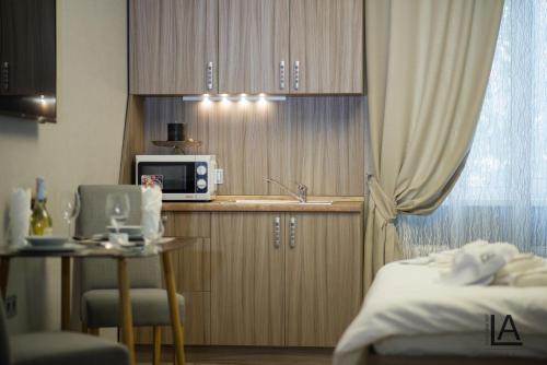 Apart hotel Lake Apartments 주방 또는 간이 주방