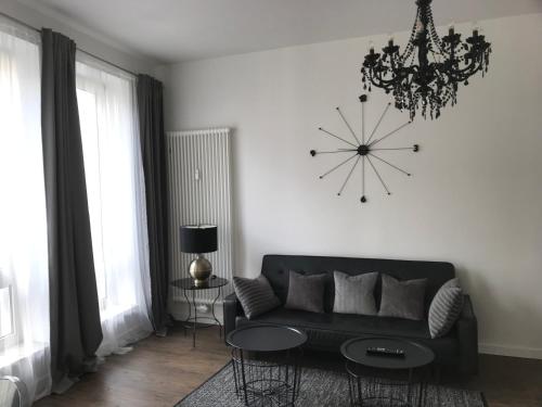 Predel za sedenje v nastanitvi Ferien Apartment