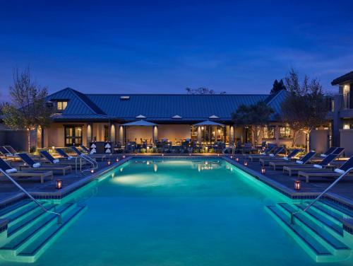 The swimming pool at or close to The Estate Yountville