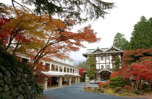 Byggnaden som ryokan ligger i