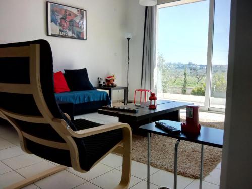 Setusvæði á STUDIO POSEIDONIA apartment 75sqm CORINTH CANAL