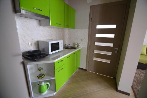 Una cocina o cocineta en Ozone minihotel