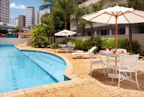 The swimming pool at or close to Royal Golden Hotel - Savassi