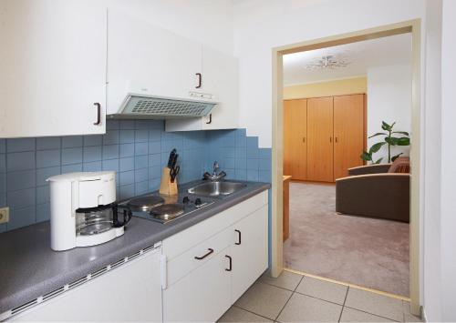 Una cocina o kitchenette en Wohlfühlappartements Bayer