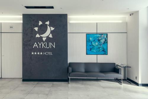 Un certificado, premio, letrero u otro documento en AYKUN Hotel by AG Hotels Group