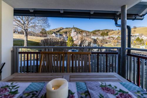 Un balcon sau o terasă la Gerli Appartement Mariazell