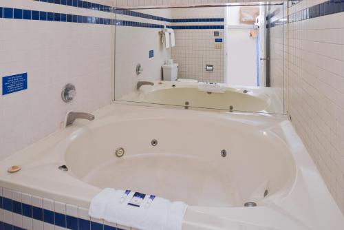 Americas Best Value Inn Plattsburgh tesisinde bir banyo