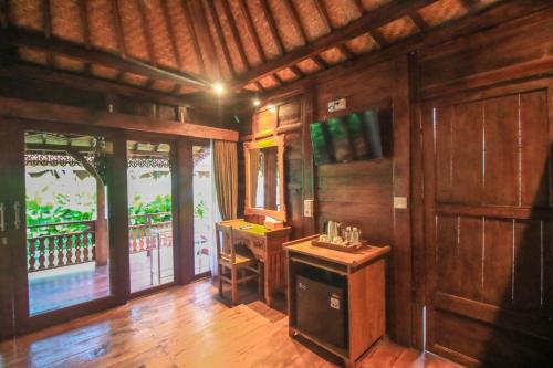 Ari Cottages Ubud廚房或簡易廚房