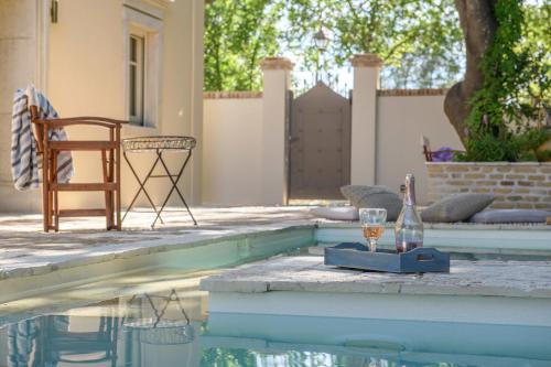 The swimming pool at or close to Carpofoli Corfu