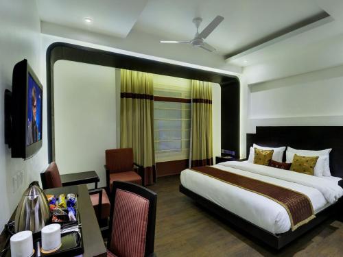 Vuode tai vuoteita majoituspaikassa Hotel Godwin Deluxe -Near New Delhi Railway Station - Paharganj