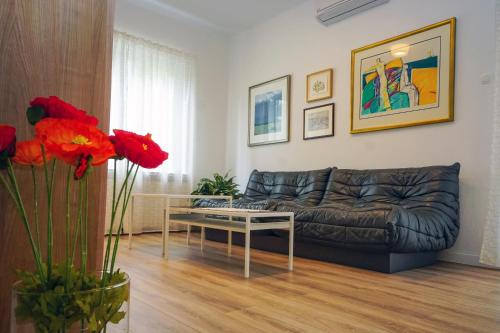 Svetainės erdvė apgyvendinimo įstaigoje Apartment Nena