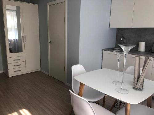 Alejas Lux Apartment 주방 또는 간이 주방