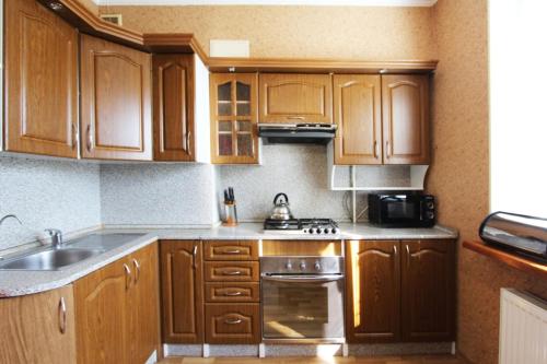 A cozinha ou cozinha compacta de Олександрійський бульвар 125 CityRooms