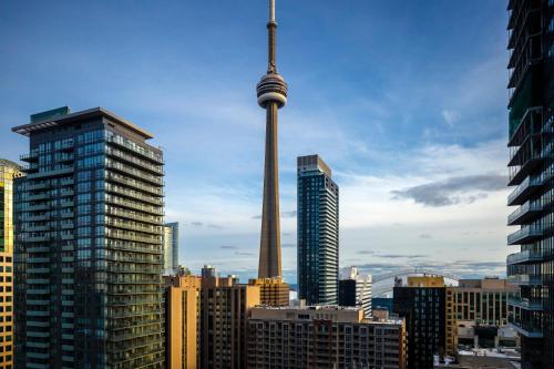 Udsigt til Toronto eller udsigt til byen taget fra hotellet