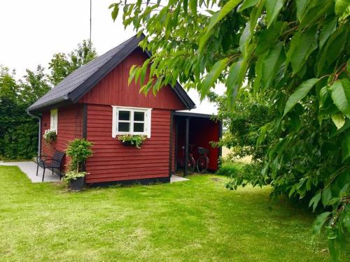 Um jardim em Ølholm Cottage