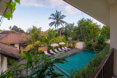 A piscina localizada em Swahita Ubud ou nos arredores