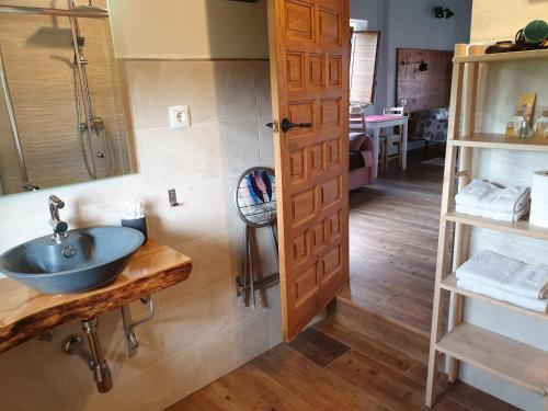 Baðherbergi á Apartamento del Abuelo