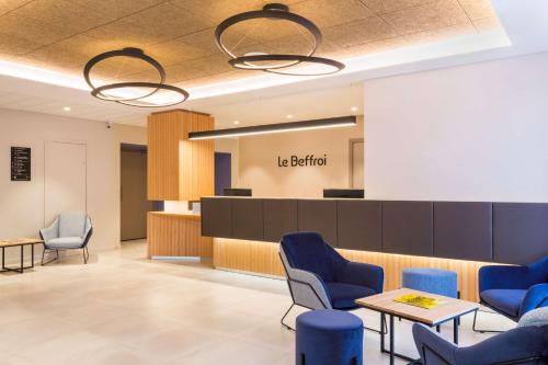 Гостиная зона в Best Western Le Beffroi