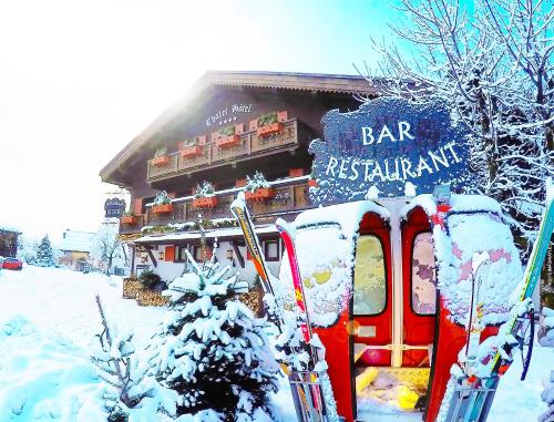 Hotel Le Castel durante el invierno