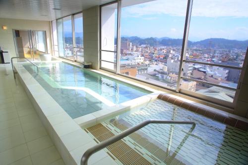 Kolam renang di atau dekat dengan Spa Hotel Alpina Hida Takayama