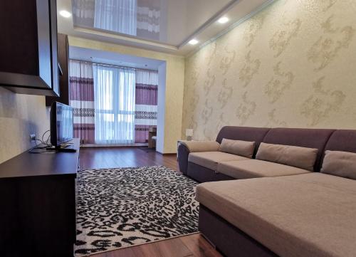 Area soggiorno di Chernigov City Apartments na Peremohy