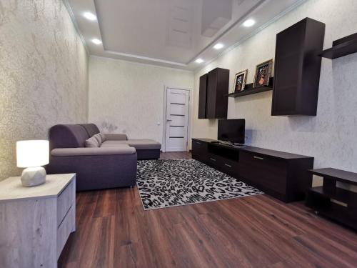 Area soggiorno di Chernigov City Apartments na Peremohy