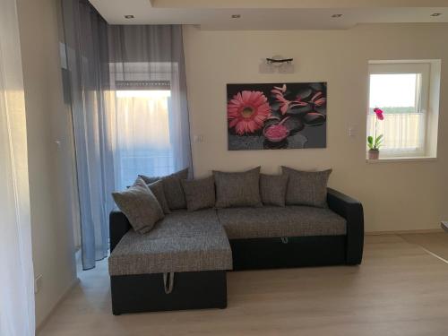 Orchidea Apartmanház Egerszalók पर बैठने की जगह