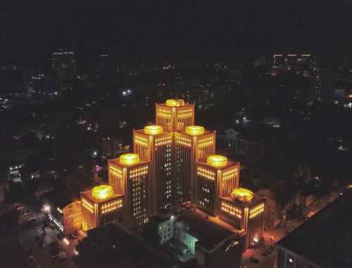 General view ng Dnipro o city view na kinunan mula sa hotel