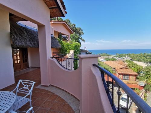 En balkon eller terrasse på Villas Vista Suites Sayulita