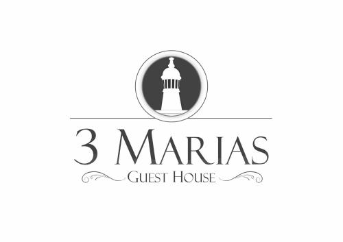 un logo per la struttura Maria di 3 Marias Guest House B&B a Lagos