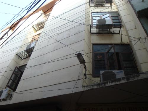 El edificio en el que está el hotel