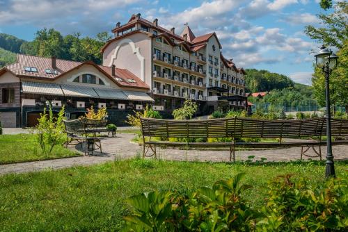 Das Gebäude in dem sich das Resort befindet