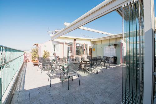 Balkon atau teras di Safestay Athens Monastiraki