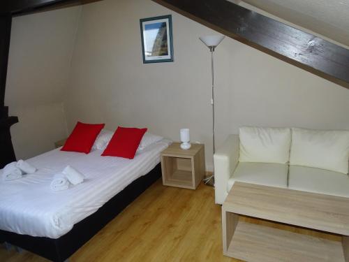 Cama ou camas em um quarto em Condo Gardens Leuven