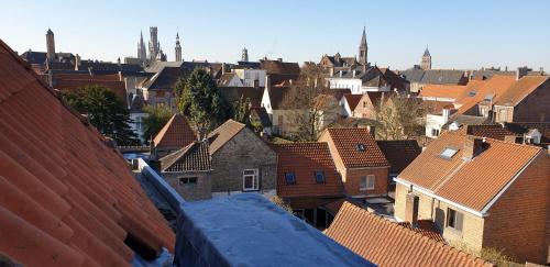 Utsikt over Brugge, enten fra hotellet eller fra et annet sted