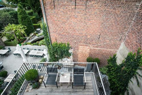 Hotel de la Paix tesisinde bir balkon veya teras