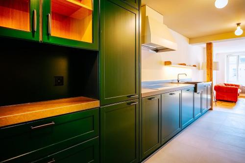 Dapur atau dapur kecil di Luxury Residences by Widder Hotel