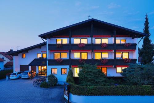 a large building with a lot of windows at Appartementhaus Absmeier in Bad Füssing