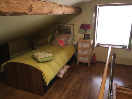 Una cama o camas en una habitación de Chalet Ingas