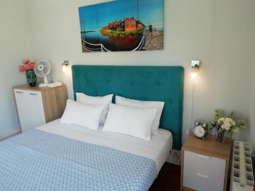 Cama ou camas em um quarto em Casa Azul Hostel